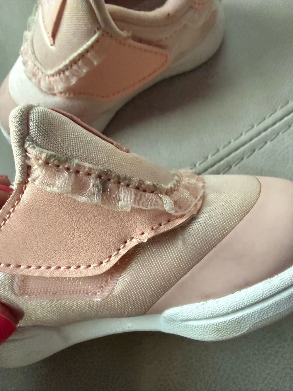 Reebok Toddler Pink Club C Sneakers